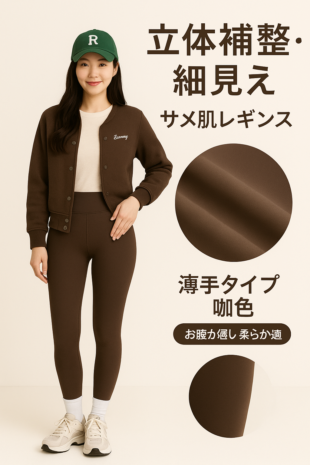 裏起毛ハイウエストシャークパンツ｜超伸縮・美脚・秋冬あったかレギンス