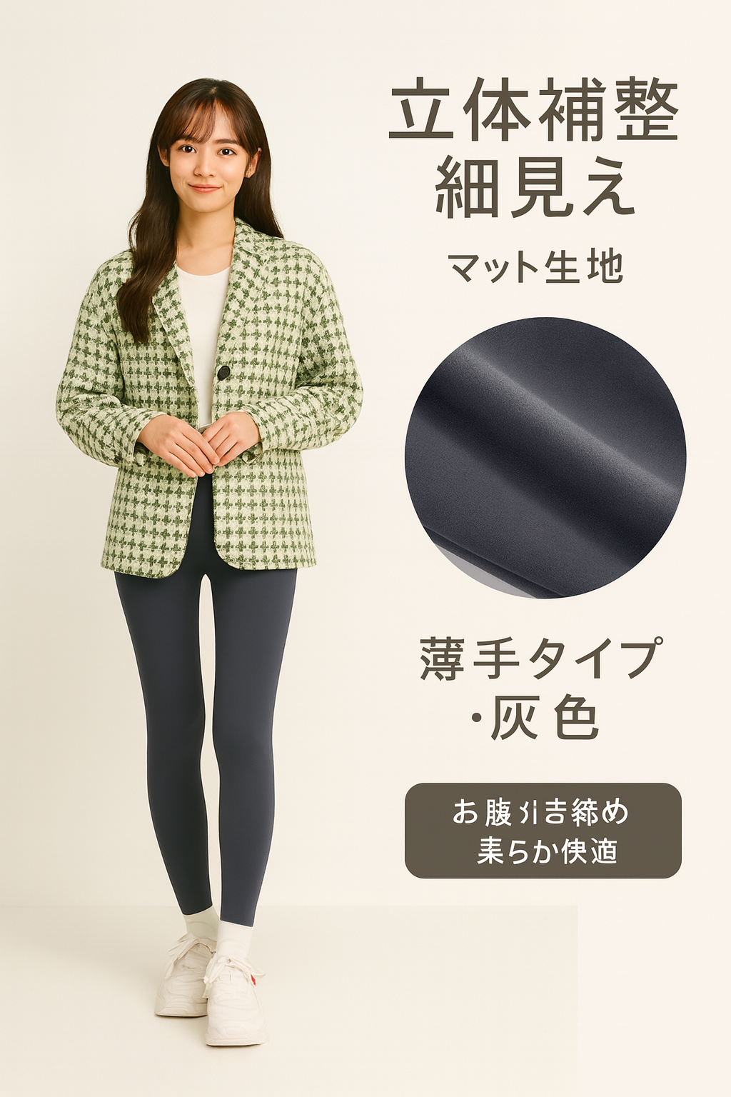 裏起毛ハイウエストシャークパンツ｜超伸縮・美脚・秋冬あったかレギンス