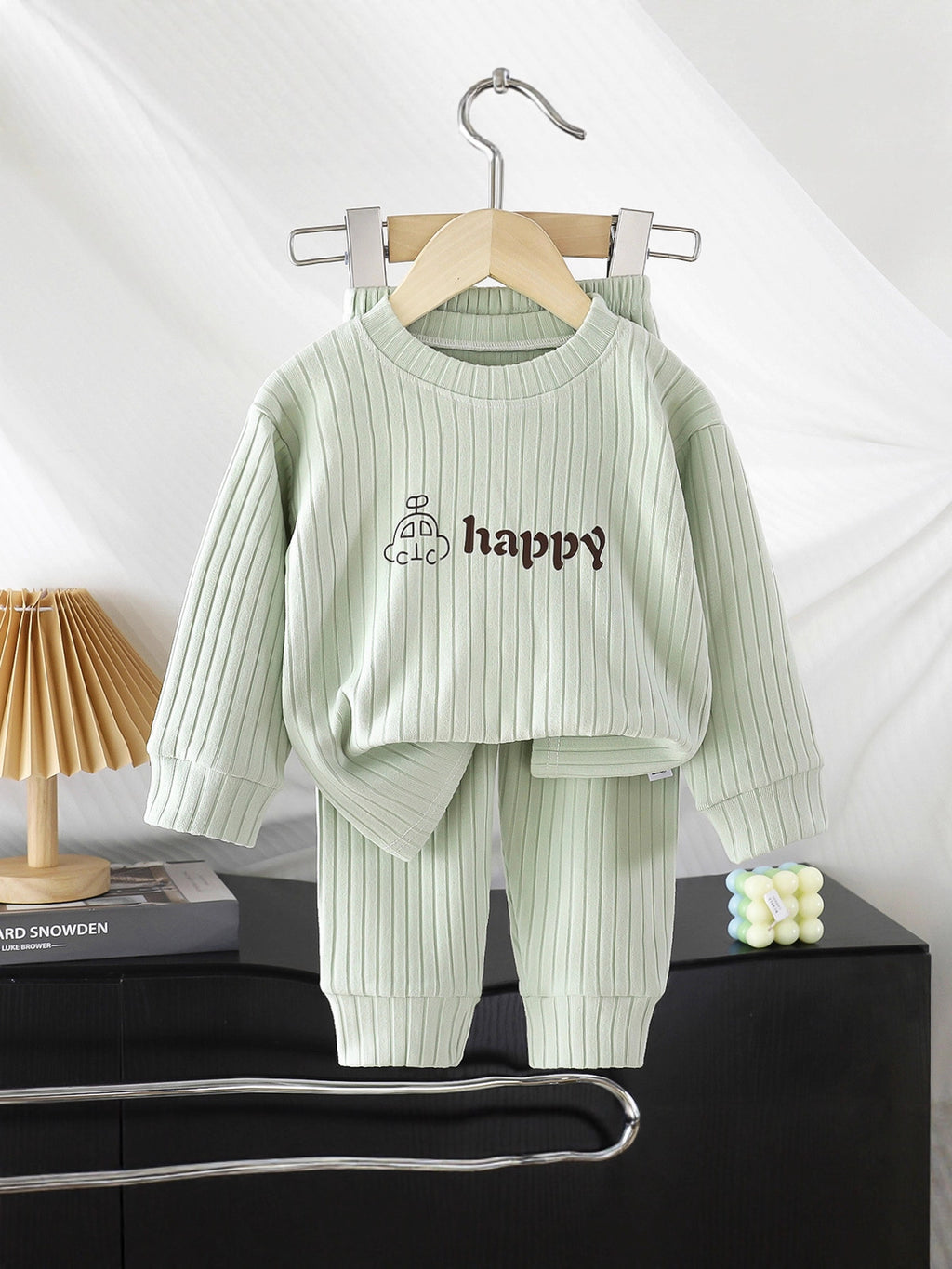 Baby Rib Set (Top and Bottoms) (80–150cm)