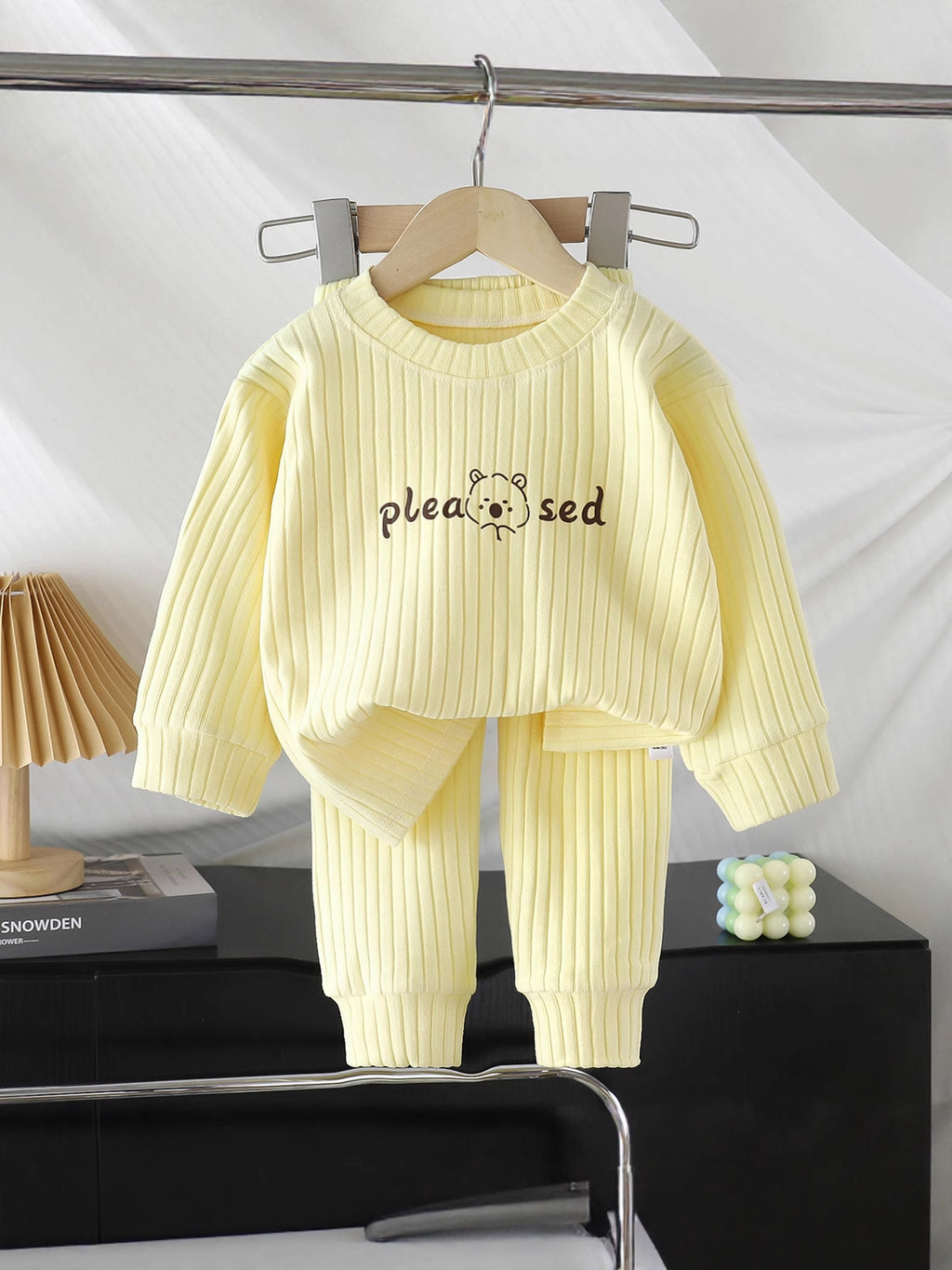 Baby Rib Set (Top and Bottoms) (80–150cm)