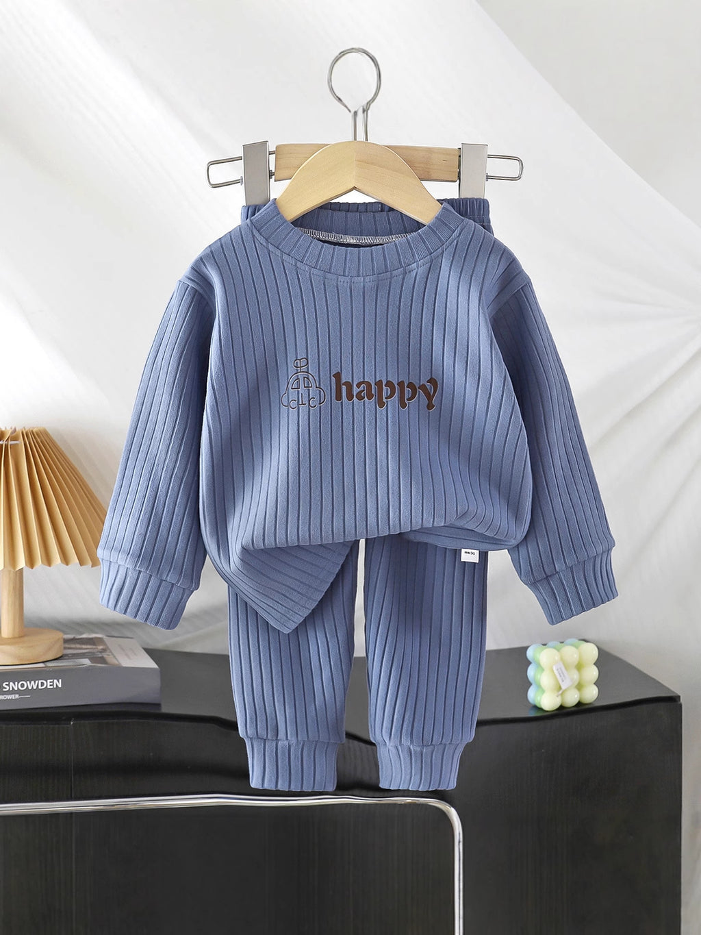 Baby Rib Set (Top and Bottoms) (80–150cm)