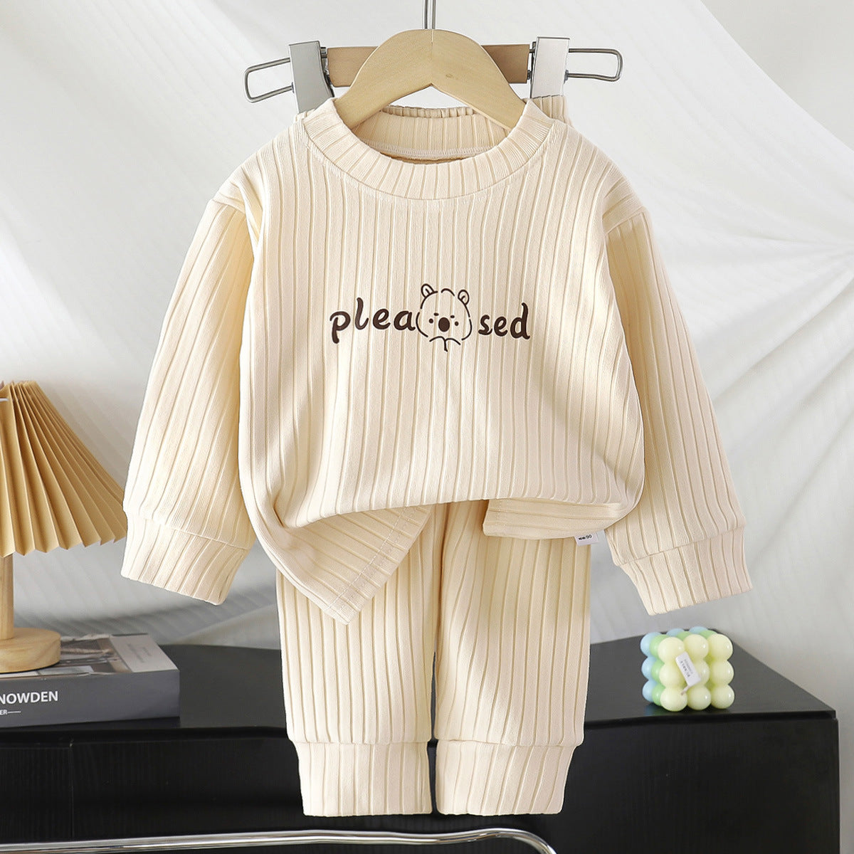 Baby Rib Set (Top and Bottoms) (80–150cm)