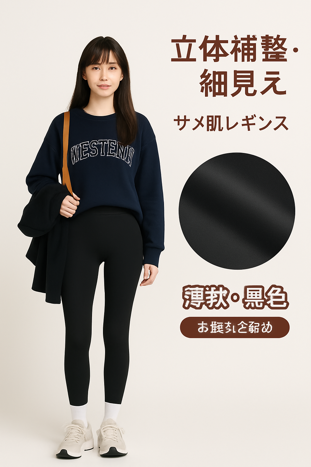 裏起毛ハイウエストシャークパンツ｜超伸縮・美脚・秋冬あったかレギンス