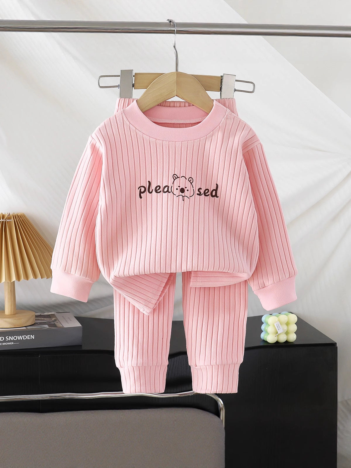 Baby Rib Set (Top and Bottoms) (80–150cm)