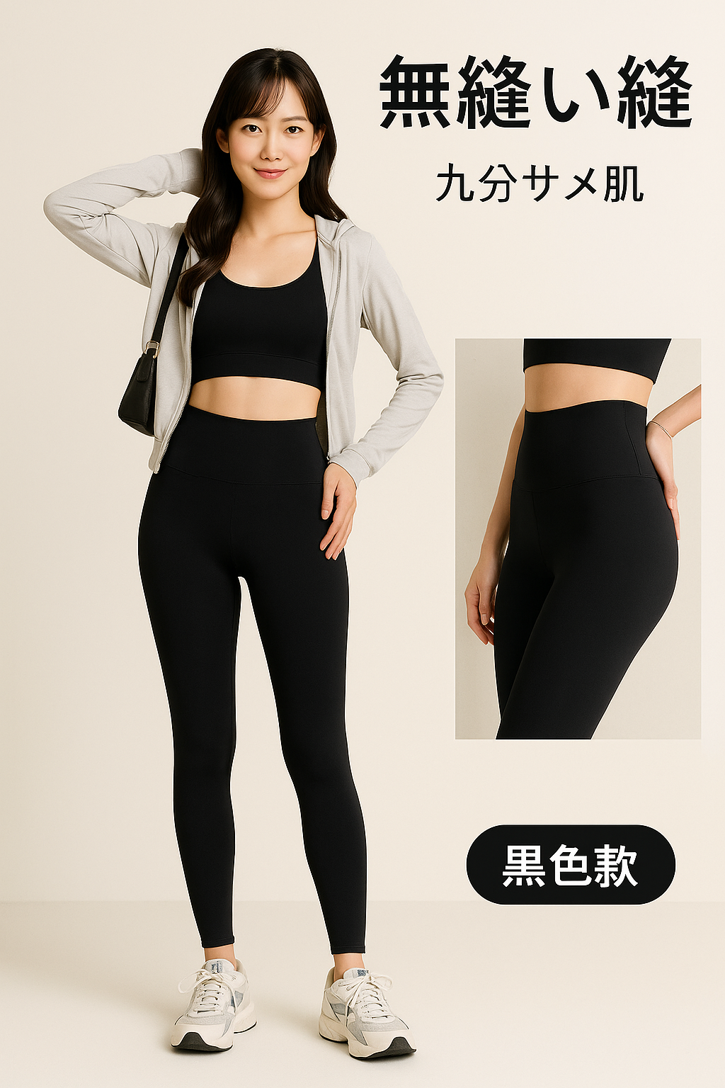 裏起毛ハイウエストシャークパンツ｜超伸縮・美脚・秋冬あったかレギンス